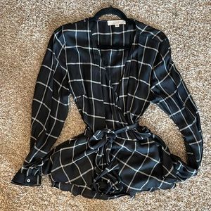 Express wrap peplum top